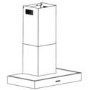 Stoves S900 Sterling Flat 90cm Wide Chimney Cooker Hood Black