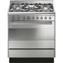 Smeg SUK81MFX5 80cm Dual Fuel Range Cooker - Stainless Steel