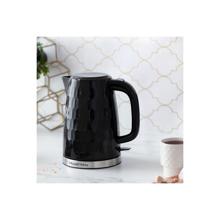 GRADE A2 - Russell Hobbs 26051 1.7L Honeycomb Kettle - Black