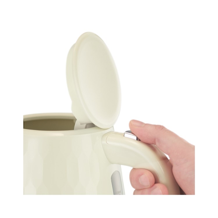 GRADE A1 - Russell Hobbs 26052 Honeycomb Kettle - Cream