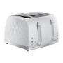 Russell Hobbs 26070 Honeycomb 4 Slice Toaster - White