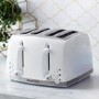 Russell Hobbs 26070 Honeycomb 4 Slice Toaster - White
