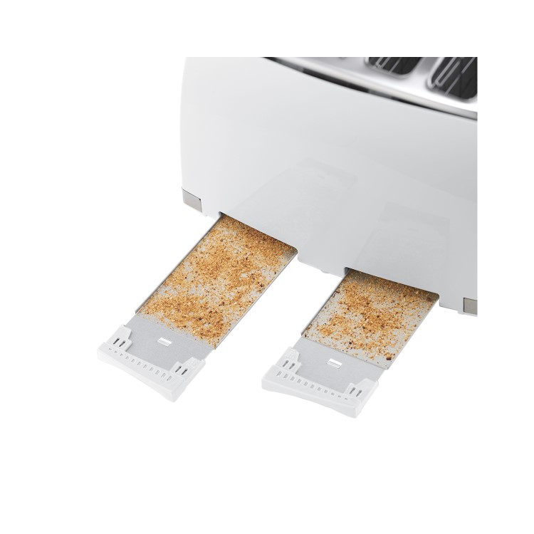 Russell Hobbs 26070 Honeycomb 4 Slice Toaster - White