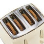Russell Hobbs 26072 Honeycomb 4 Slice Toaster - Cream