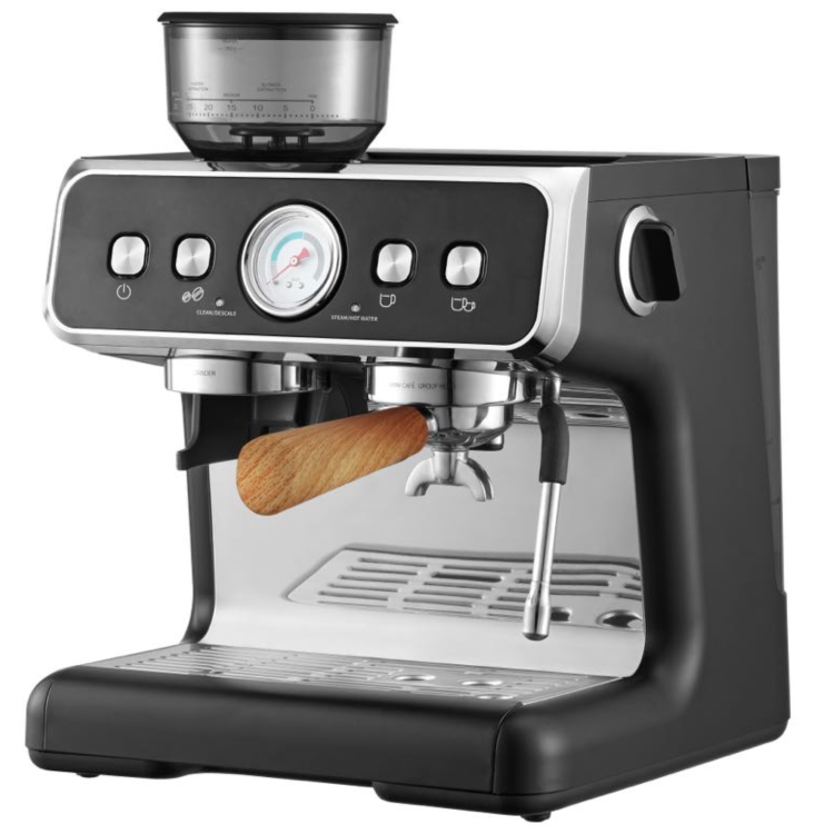 Hamoki Bean To Cup Coffee Machine – Semi Professional Model Black HA5020B