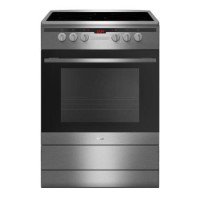 Amica 608CE2TaXx 608CE2TaXx 608CE2TaXx Single Cavity Electric Cooker with Ceramic Hob - Stainless Steel