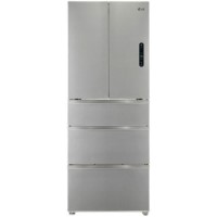 GRADE A2 - Light cosmetic damage - LG GM5148AERV Brushed Steel Multi-door Freestanding Fridge Freezer