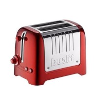 Dualit 26211 2 Slot Lite Metallic Red Peek N Pop Toaster