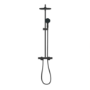 GROHE QuickFix Black Vitalio Start System 250 Shower System with Thermostat for Wall Mounting