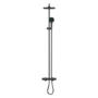 GROHE QuickFix  Black Vitalio Comfort 250 Shower System with Bath Thermostat for Wall Mounting