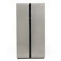 GRADE A2 - Montpellier CSBYS500BX 510 Litre American Style Fridge Freezer Frost Free 2 Door 90cm Wide - Inox