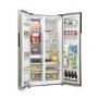 GRADE A2 - Montpellier CSBYS500BX 510 Litre American Style Fridge Freezer Frost Free 2 Door 90cm Wide - Inox