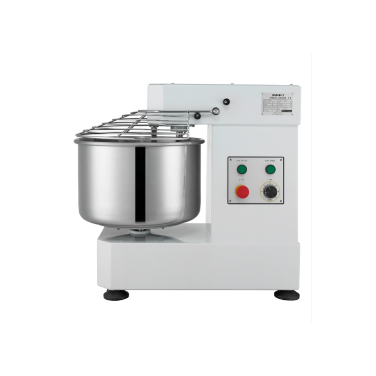 Hamoki HM-60 Italian Style Spiral Dough Mixer. Twin Speed 60ltr / 42kg Capacity. Floor Standing Double Movement Bowl. 150 kg/hr Production. 13 Amp