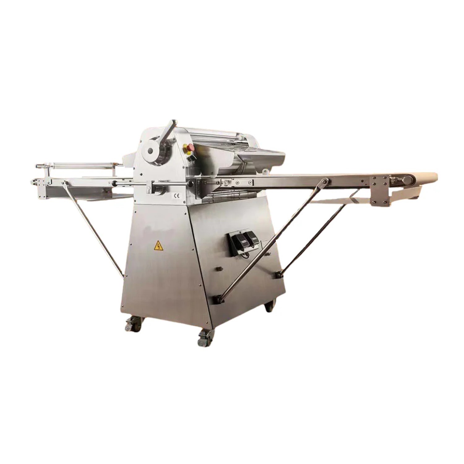 DS 520 Floor Standing Dough Sheeter 2160mm x 500mm Belt Roll Weight Plug