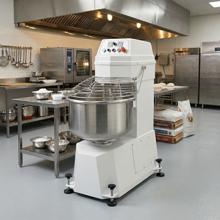 Hamoki HM-GM-50B Twin Speed Spiral Dough Mixer - Floor Standing 130 Ltr / 50kg 3 Phase