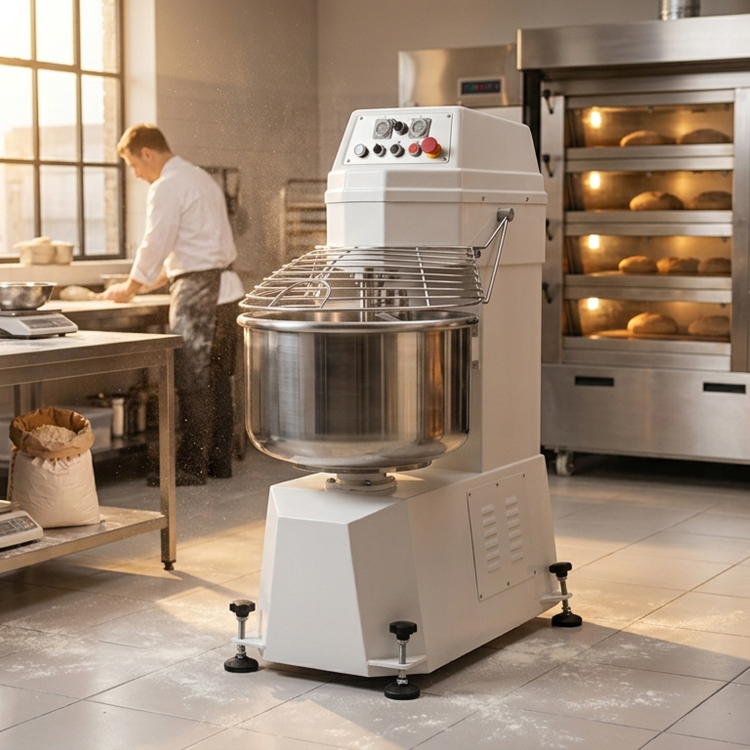Hamoki Twin Speed Spiral Dough Mixer - 130 Ltr, 85kg, 3 Phase