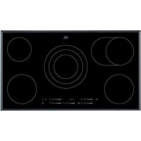 Grade A1 AEG HK955070FB Touch Control 90cm Wide Ceramic Hob - Black