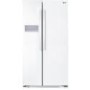 GRADE A1 - As new but box opened - LG GSB325SWQV Basic American Fridge Freezer - Super White