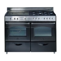 Rosieres RBC127RU/1 Bocuse 120cm Dual Fuel Range Cooker in Black