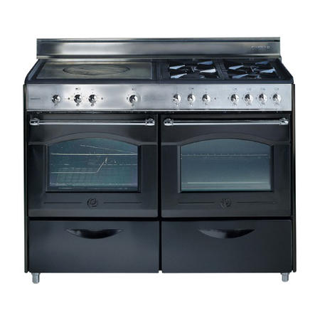 Rosieres RBC127RU/1 Bocuse 120cm Dual Fuel Range Cooker in Black