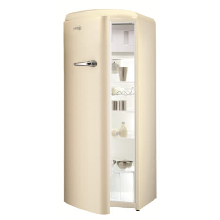 Gorenje RB60299OC-L Retro Style Left Hand Hinge Freestanding Fridge with Ice Box - Cream