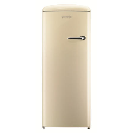 Gorenje RB60299OC-L Retro Style Left Hand Hinge Freestanding Fridge with Ice Box - Cream