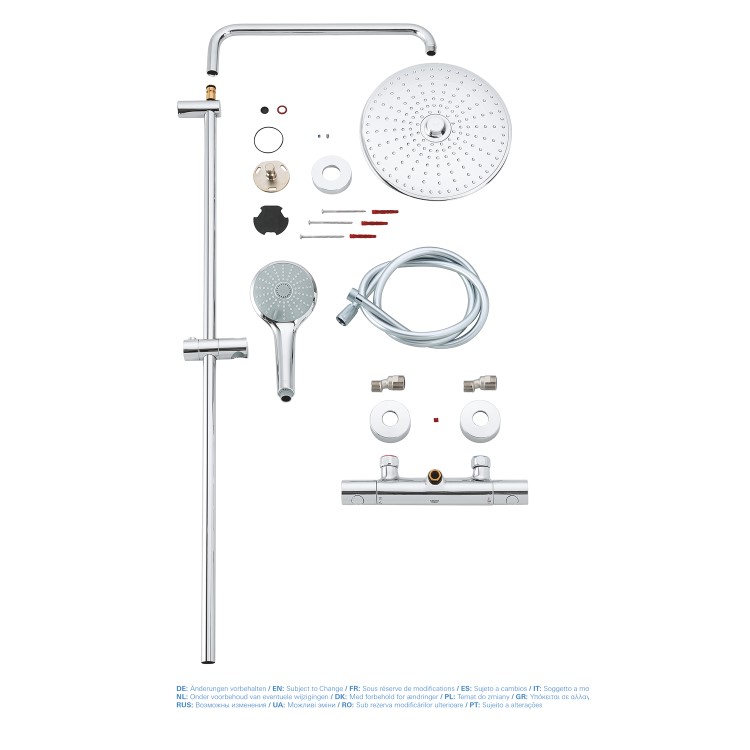 GRADE A1 - Grohe Euphoria 260 Thermostatic Shower System - 27296002