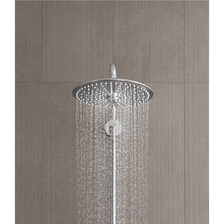 Chrome Thermostatic Mixer Shower System - Grohe Vitalio Joy
