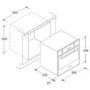 Candy FPP407/1W Plan Light Fanned Electric Built In Single Oven - White