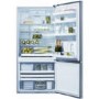 GRADE A2 - Minor Cosmetic Damage - Fisher & Paykel E522BRXFDU2 23469 79cm Wide Flat Door Right Hand Hinge Freestanding Fridge Freezer With Slim-depth Water Dispenser In EZKleen Stainless Steel