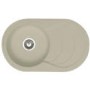 GRADE A2 - Minor Cosmetic Damage - Ex-display - Astracast CC10KMHOMESK Cascade Single Bowl Granite ROK Composite Sink in Pale Cashmere