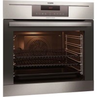 GRADE A1 - As new but box opened - AEG BP7304021M Pyroluxe Plus Multifuction Electric Built-in Single Oven - Stainless Steel