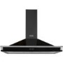 Stoves S1000 Richmond 100cm Wide Chimney Cooker Hood With Rail Black