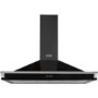 GRADE A3  - Stoves S1000 Richmond 100cm Wide Chimney Hood With Rail - Black