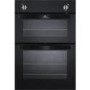 GRADE A1 - New World NW901G Gas Built In Twin Cavity Oven Black