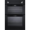 GRADE A1 - New World NW901G Gas Built In Twin Cavity Oven Black