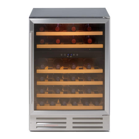 Stoves 600WC Mk2 46 Bottle 60cm Wine Cooler in Silver