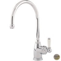 Perrin and Rowe 4341CP/IGWPC Parthian Single Lever Mixer Tap in Chrome and Gold