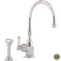 Perrin and Rowe 4346CP/IGWPC Parthian Monobloc Single Lever Mixer Tap in Chrome and Gold