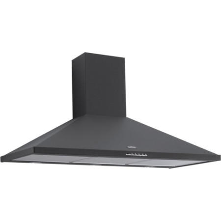 Belling Classic 900DFT Blk Range Cooker And 90 Chim Blk Chimney Hood