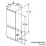 GRADE A1 - Bosch Frost Free Integrated Fridge Freezer With HydroFresh Drawer