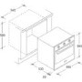 Candy FPP403/1X Plan Light Fanned Electric Built In Single Oven - Stainless Steel