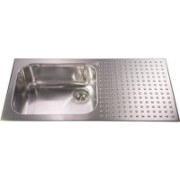 CDA CP5/RSS Single Bowl Sink with Right Hand Drainer
