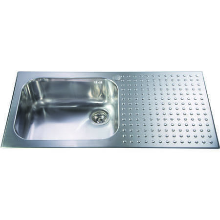 CDA CP5/RSS Single Bowl Sink with Right Hand Drainer