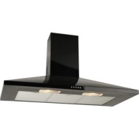 GRADE A2 - LEISURE H101PK 100cm Chimney Cooker Hood Black