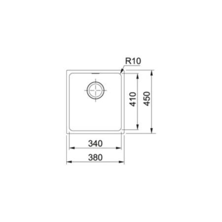 Franke Sirius Undermount Tectonite Composite Sink - Carbon Black