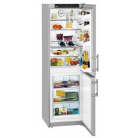 GRADE A2 - Light cosmetic damage - Liebherr CNSL3033 NoFrost Freestanding Fridge Freezer - Silver