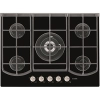 AEG HG795440NB Designer Five Burner Gas-on-glass Hob in Black