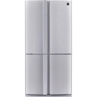 Sharp SJFP813VST 605L Four Door Frost Free Freestanding Fridge Freezer - Stainless Steel
