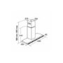 GRADE A3 - CDA EVP121SS Linear 120cm Wide Chimney Cooker Hood Stainless Steel